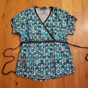 Landau Scrub Top